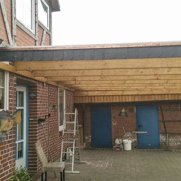 Zimmerei Marcel Horrey in Bleckede Terrassenüberdachung